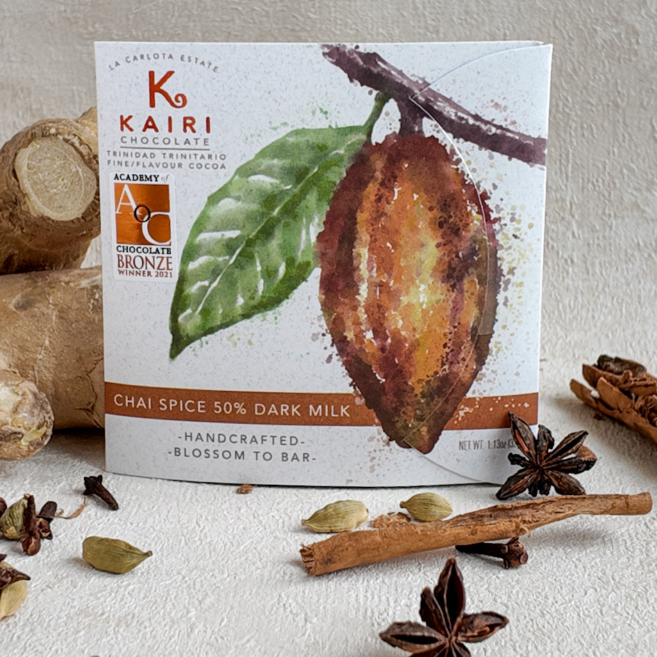 Chai Spice Dark Chocolate 50% | KAIRI