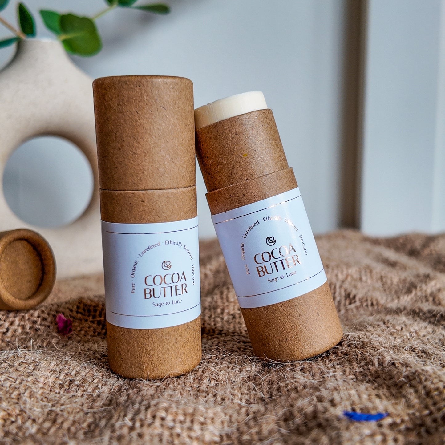 Pure Unrefined Cocoa Butter Stick