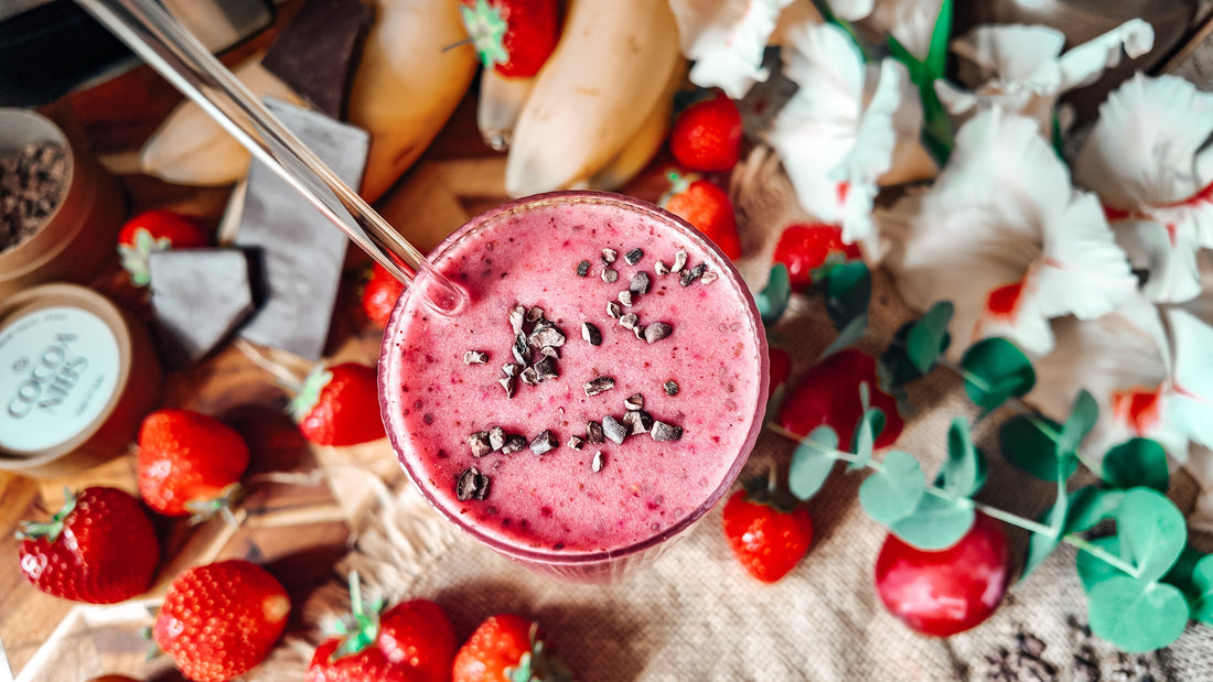 Strawberry Cocoa Smoothie