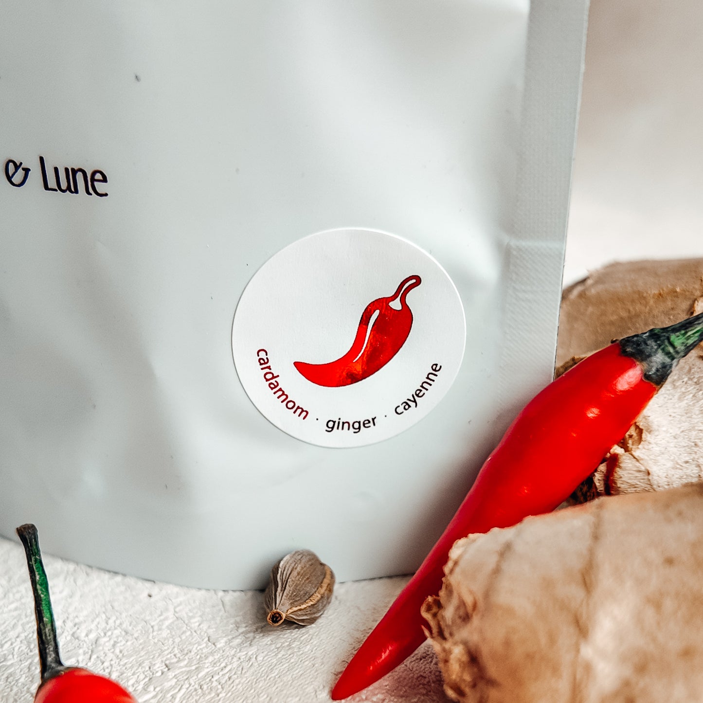 🌶️ Raw Cocoa — Cardamom, Ginger & Cayenne