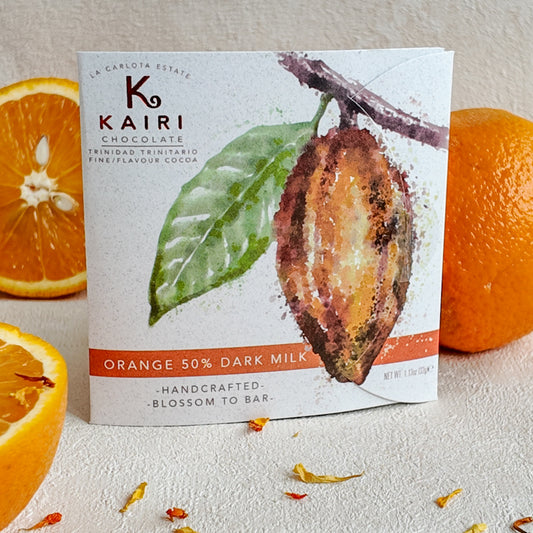 Orange Dark Chocolate 50% | KAIRI